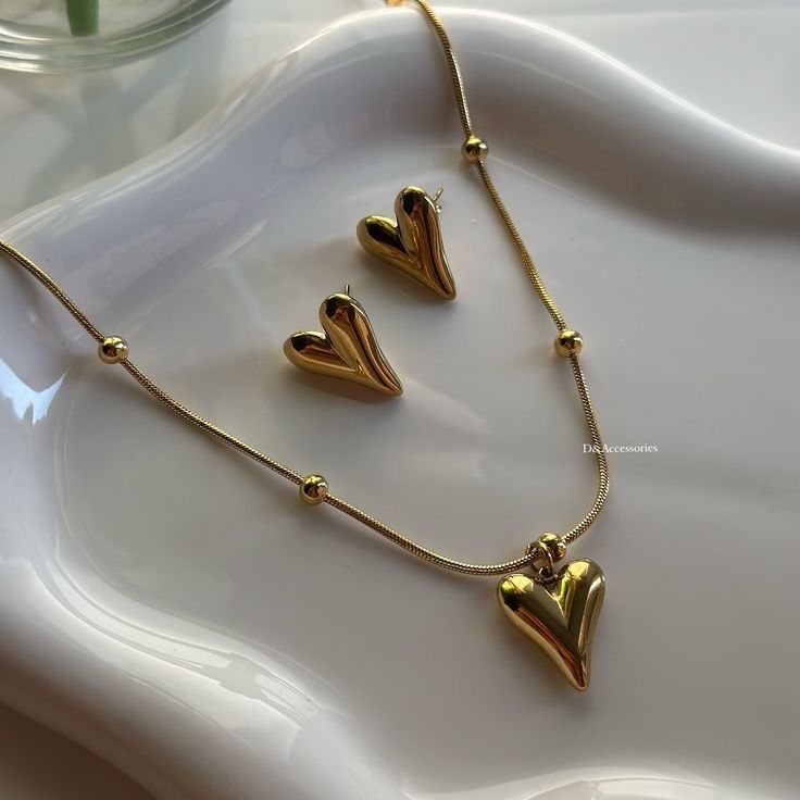 Heart shape Pendant set