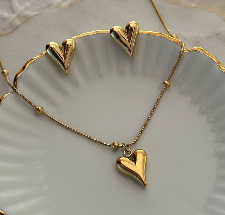Heart shape Pendant set