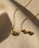 Heart shape Earstuds, Braclelet and Pendant