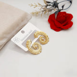 Gleaming Snail Earrings