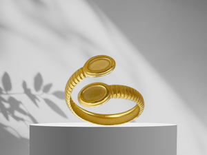 Adjustable Open Ring Snake shape