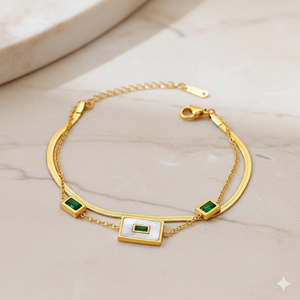 Elara Green Bracelet