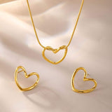 Heart knot Classy Pendant set