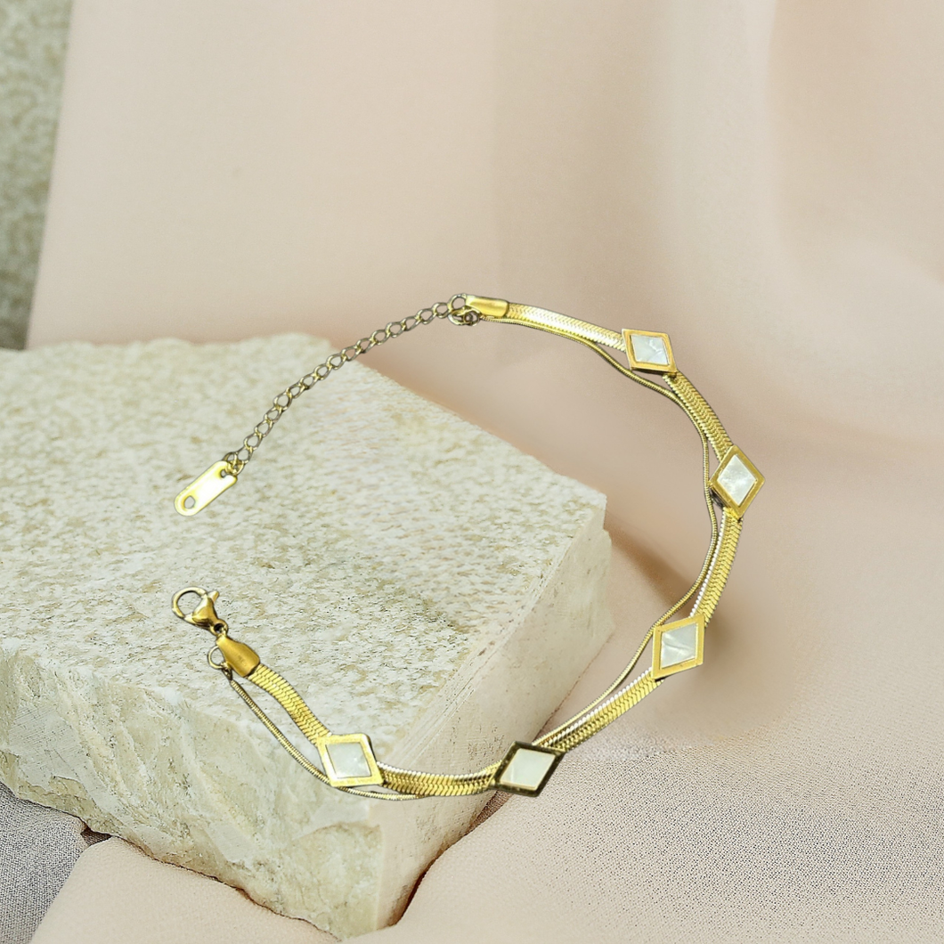 Premium White Stone Bracelet