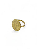 Korean Design, 18K Gold Finish Ring