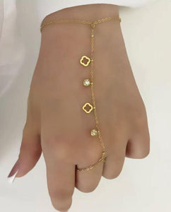 Delicate Anja Stainless Steel Bracelet and Ring