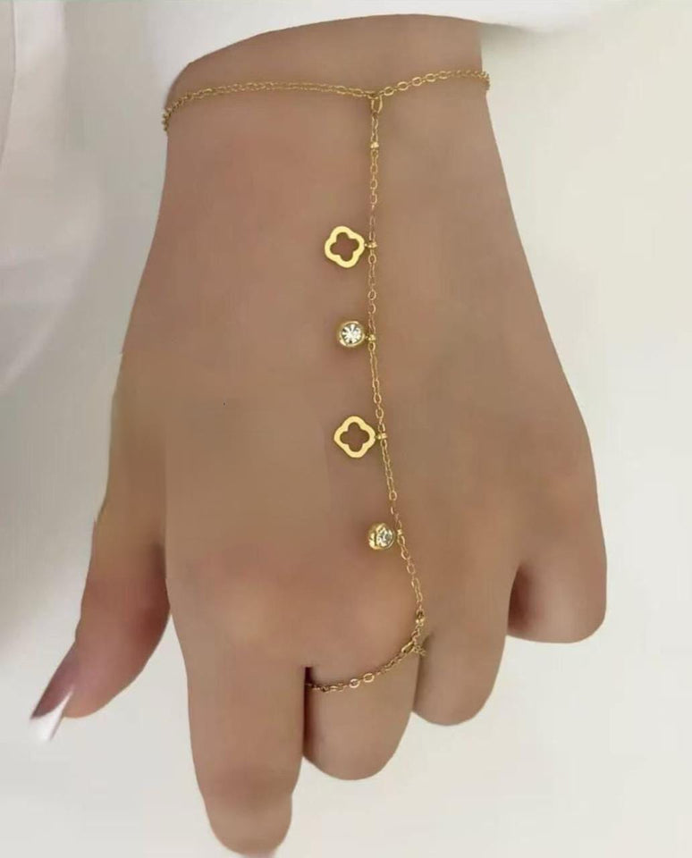 Delicate Anja Stainless Steel Bracelet and Ring