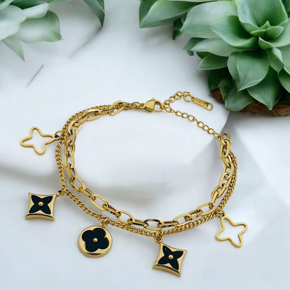 Premium Stainless Steel Clove Charm Bracelet