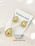 Golden Drop Set with beautiful Stone. High Quality