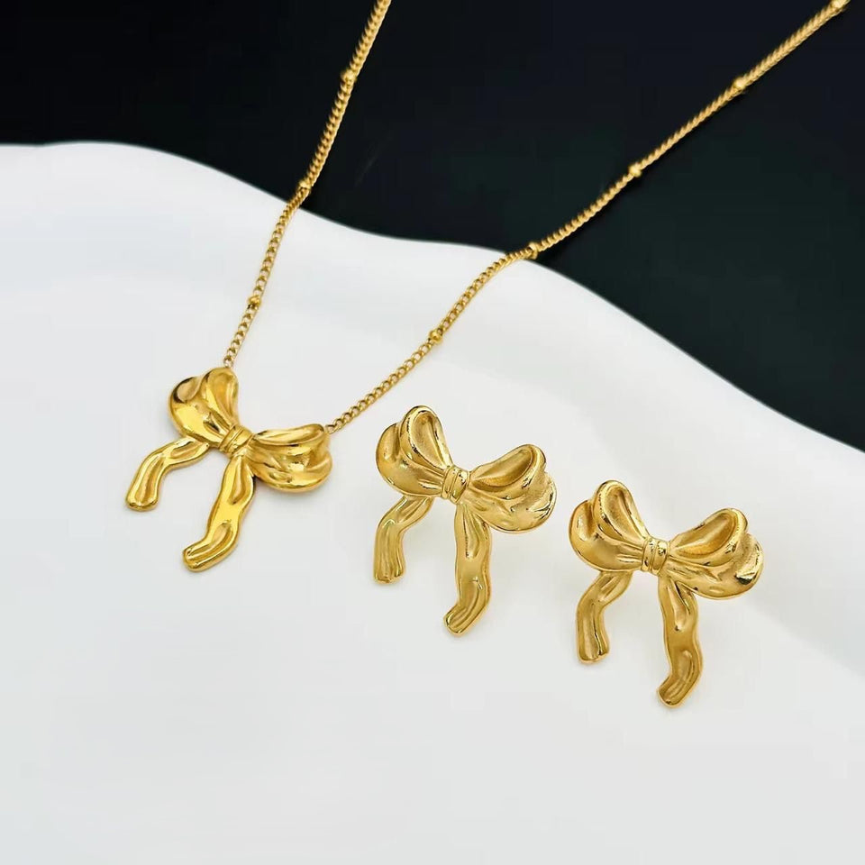 Bow Pendant set