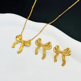 Bow Pendant set