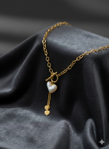 Trendy white heart Pendant