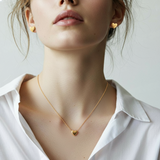 Heart shape Earstuds, Braclelet and Pendant