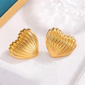 Heart shape Ear studs