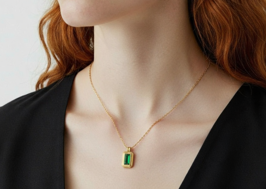 Elegant  stainless steel  korean Pendant