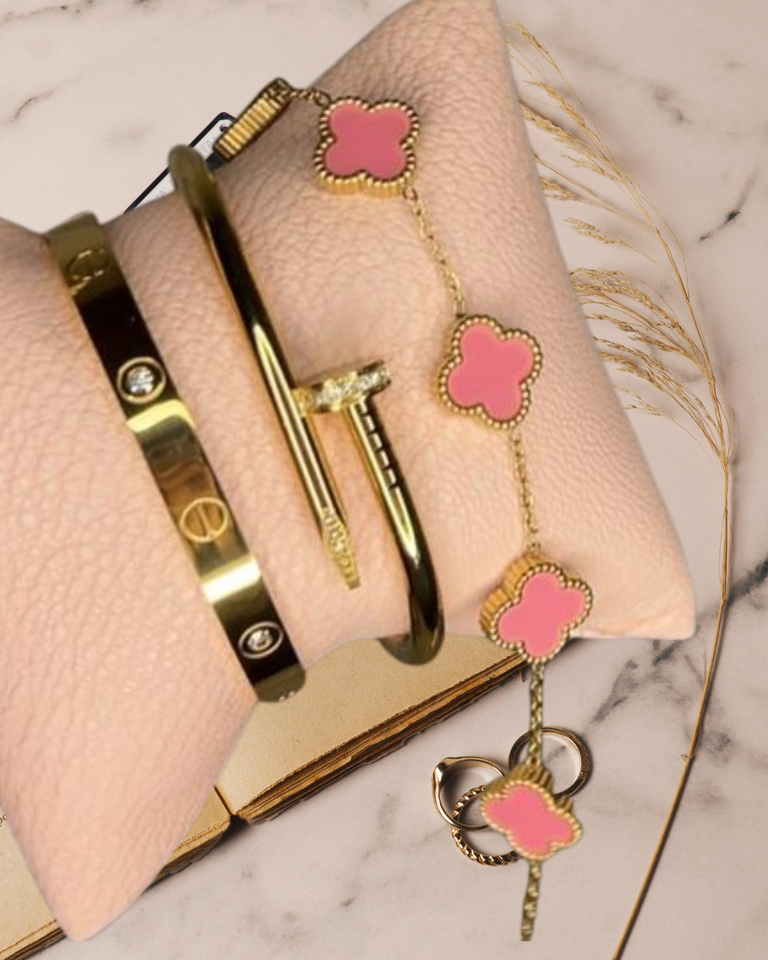 Lucky Charm Pink Stack set