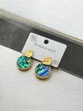 Trendy Blue drop shape Earrings