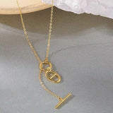 Trendy Drop stainless steel Pendant