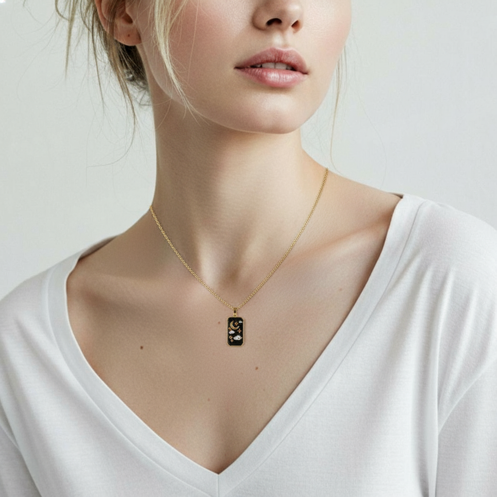 Night Sky Moon Drop stainless steel